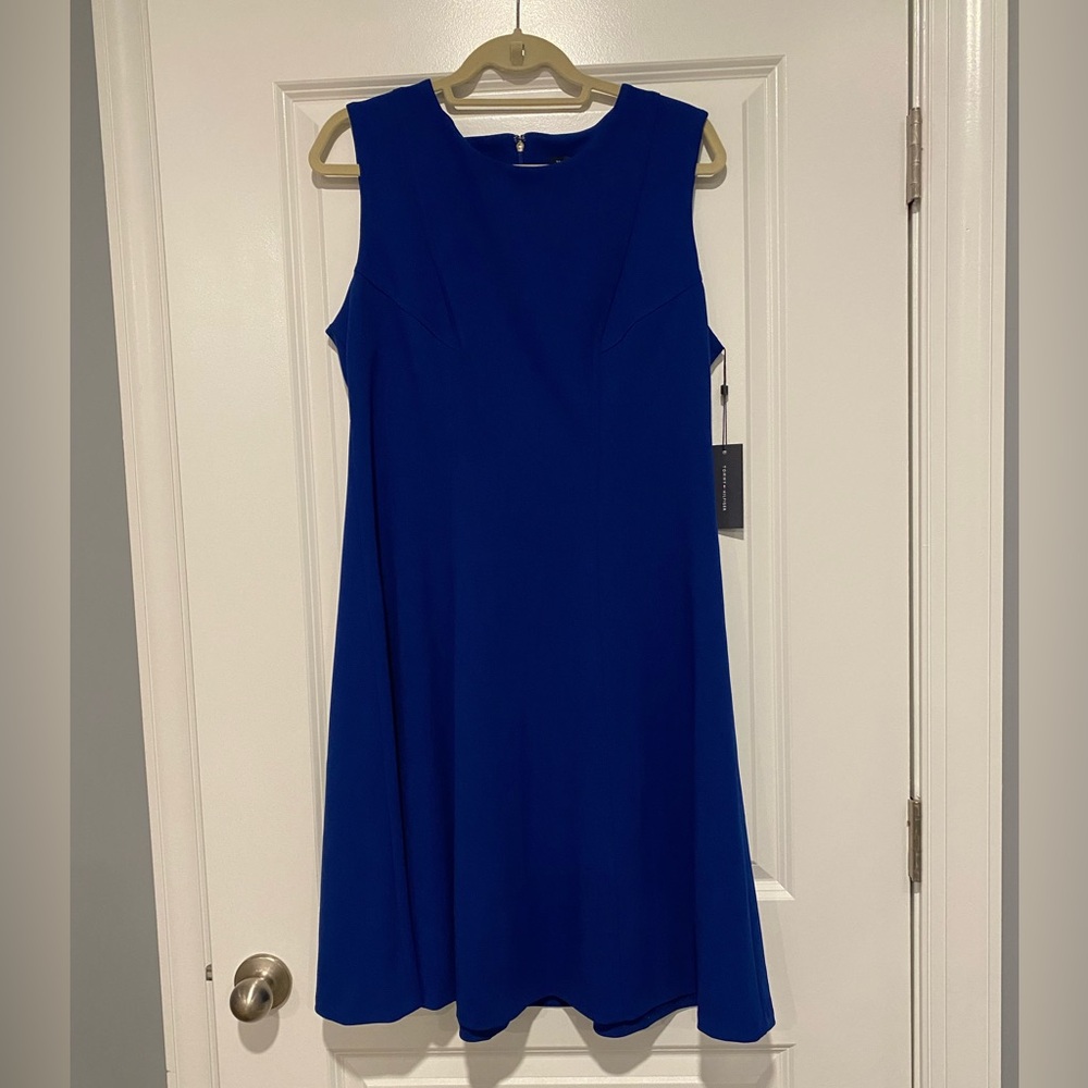 SALE Tommy Hilfiger NWT sleeveless aline royal blue dress